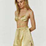 Serene shorts gold