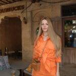 Linen Suit (shorts) Orange