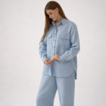 Linen Suit Blue
