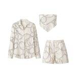 Lunara Silk Set Beige (shorts)